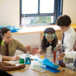Students (8-9, 10-11) in classroom Students (8-9, 10-11) in classroom